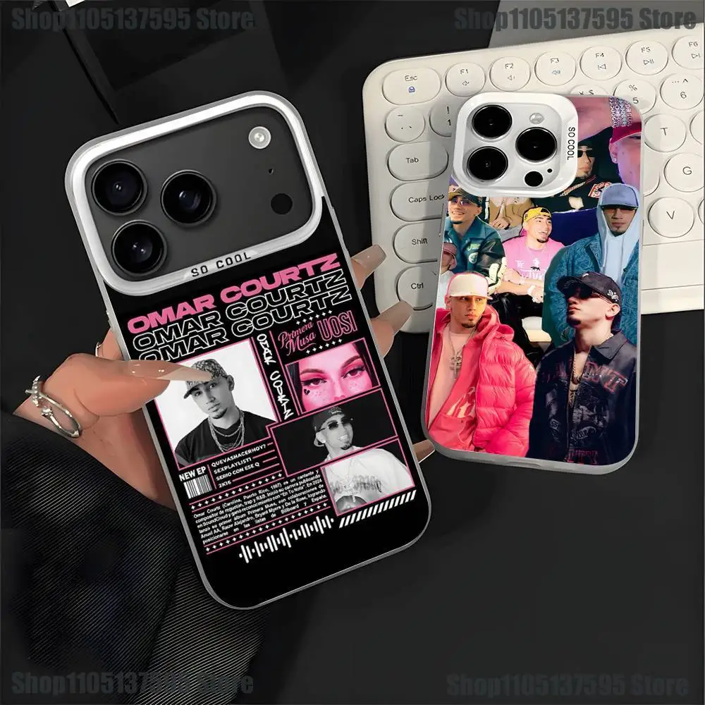 حافظة هاتف Primera Musa Omar Courtz لهاتف iPhone 17,16,15,14,13,12,11,Pro,XS,Max,Plus,Mini,SE4,E غطاء أبيض غير لامع مقاوم للصدمات #1