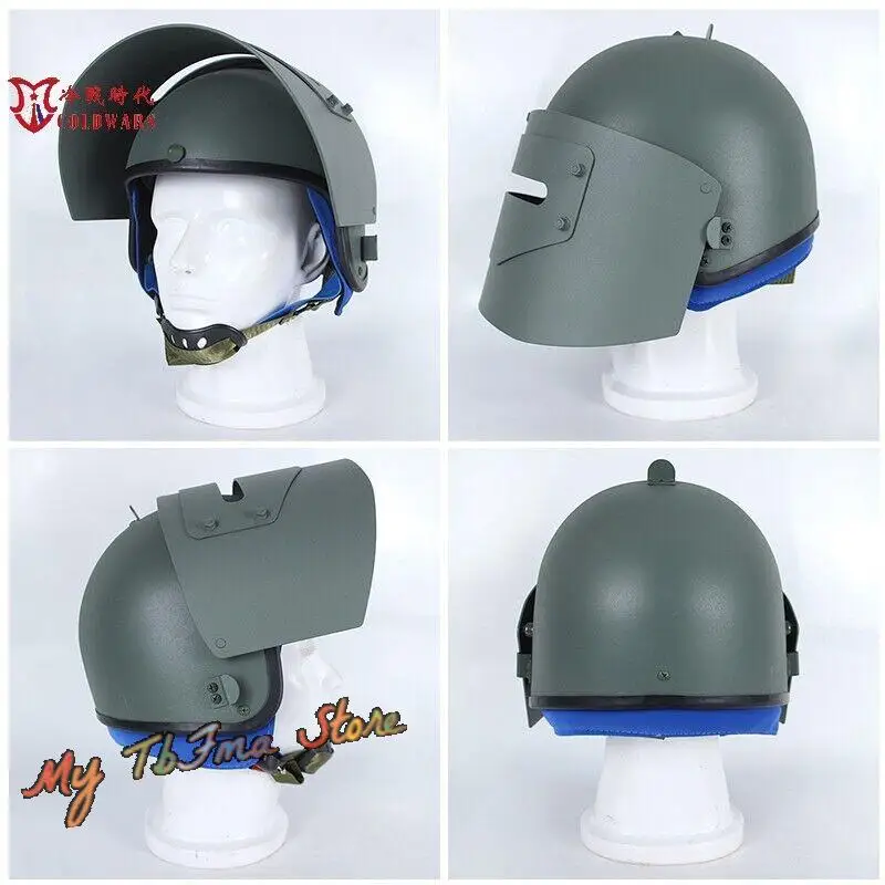 Russian MASKA-1SCH Helmet with Double Face Shield Heavy Tactical MASKA Helmet w/Bimetal Mask