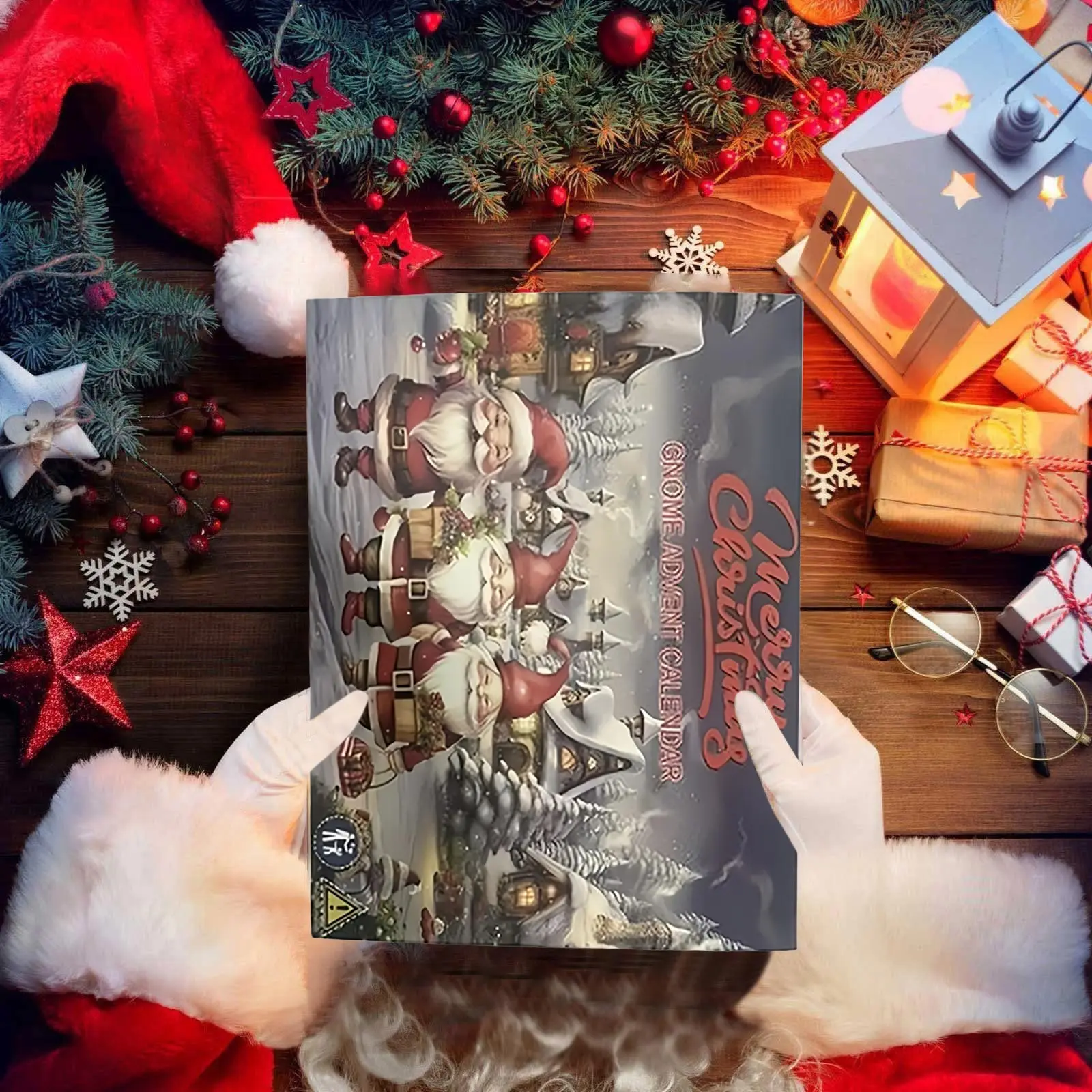 Sand Timers for Kids Christmas Gnome 24 Day Countdown Advent Calendar Box Christmas Calendar Christmas Christmas Countdown Clock