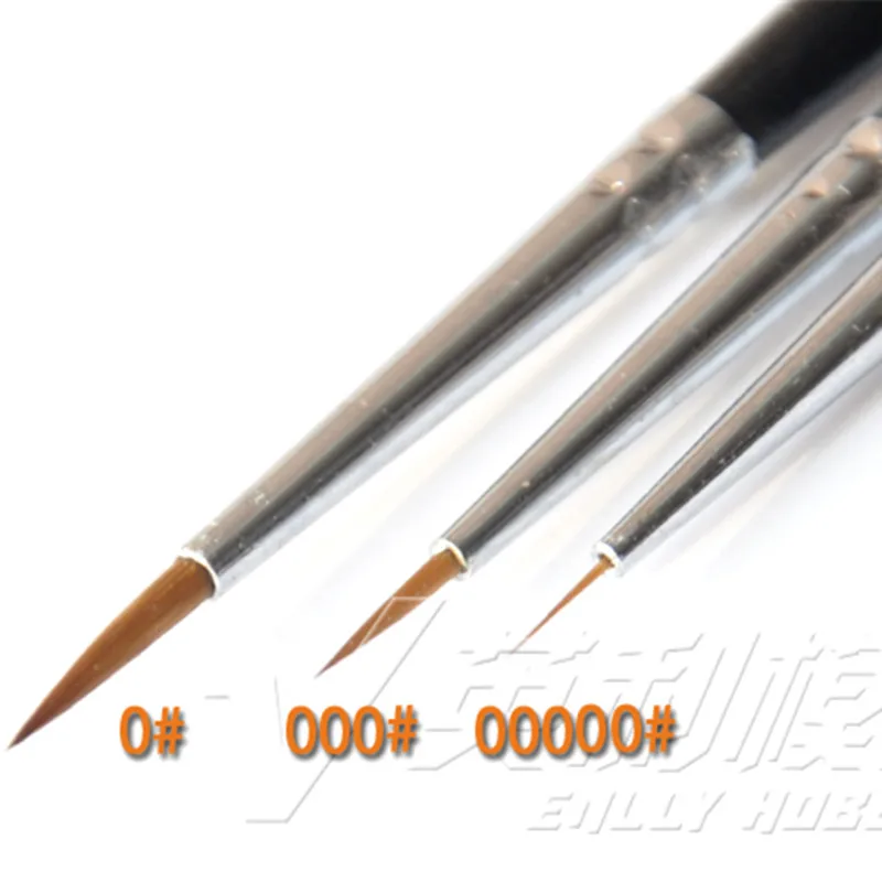 Model Coloring Pen Brush Nylon Wool Painting Line Drawing Penetrating Facial Pencil Tool Gunpla Plastic Military Car