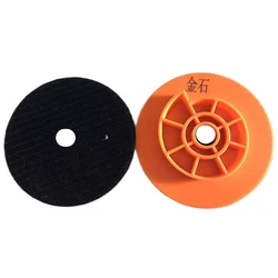 4Inch 100Mm Slak Lock Snap Foam Back-Up Pad Met Plastic Basis Voor Aansluiting Van Haakse Slijper En Polijstpad Met Slak Lock