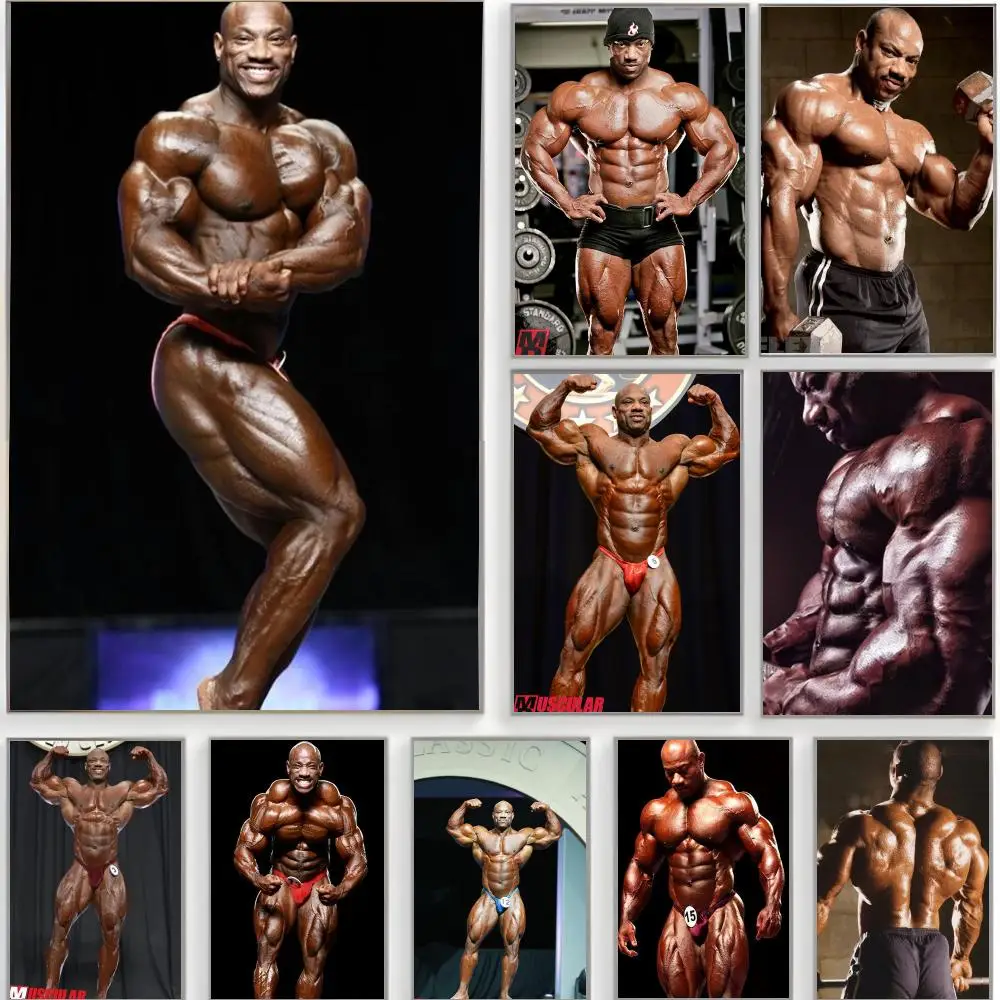 bodybuilder d-dexter jackson Poster Classic Wall Art  Home Decor  Peel and Stick Unframed
