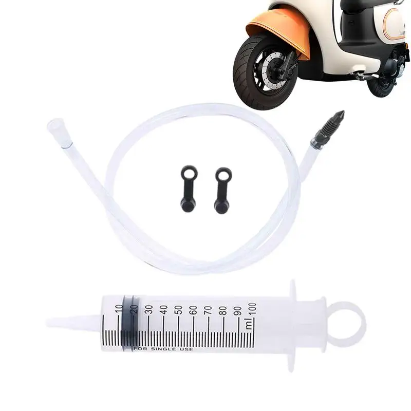 

Disc Brake Oil Pipe Air Exhaust Tool Bicycle Disc Brake Mineral Oil Bleeding Tool For Motor Bike brake lower pump caliper repair
