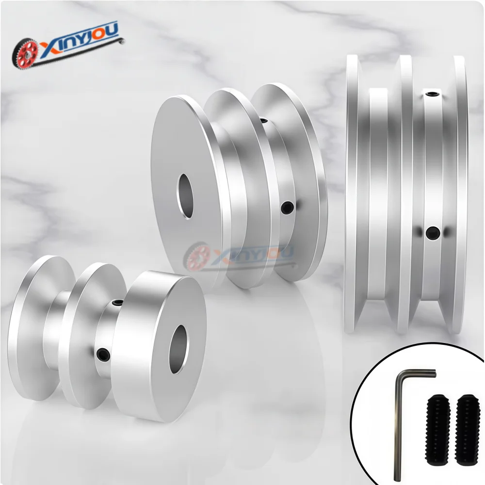 

Кленовый шкив А-типа Двигатель из алюминиевого сплава с двойной канавкой, двигатель, приводной шкив шпинделя, резиновый шкив V-образного ремня, внешний диаметр 40 ~ 150 мм