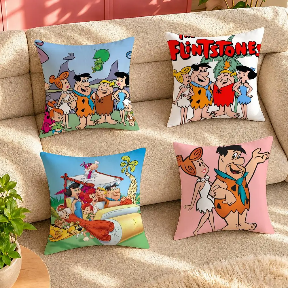 F-fred Flintstones Cushion Cover Pillow Cover Decorative Throw Couch Home Decor for Living Room Sofa
