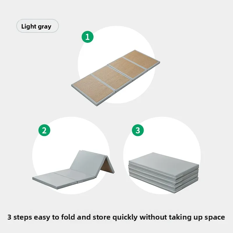 Foldable Coconut Mat Japanese Tatami Style Multi-Function Floor Mattress Breathable Sleeping Pad
