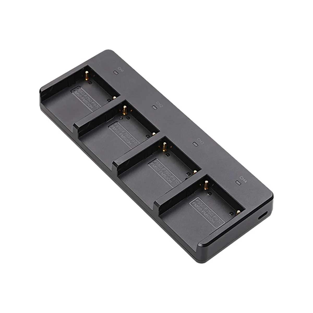 ABJZ NP-F970 أربعة فتحة نوع C منفذ الإدخال شاحن بطارية الكاميرا 45 واط شحن سريع NP-F550 NP-F750 NPF شاحن بطارية