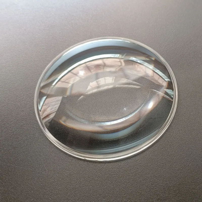 62mm Plano-Convex Lens Focal 90mm High Borosilicate Glass for Flashlight Fishing Light Spotlight Magnifier Lens