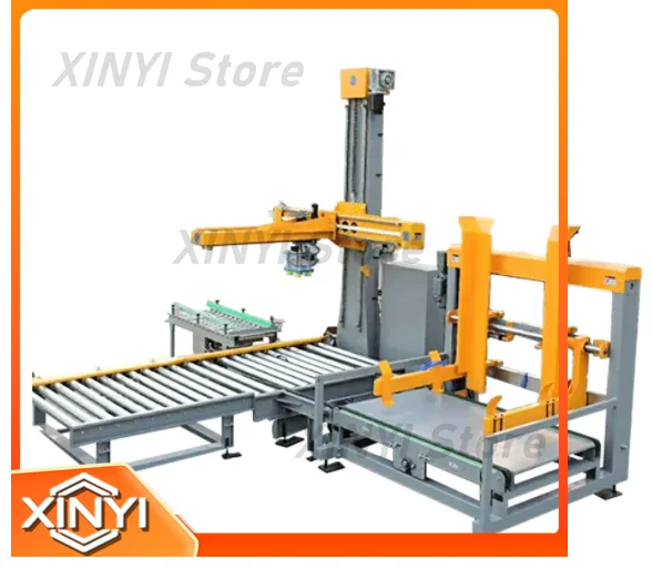 Auto Box Palletizer for Carton Coordinate Formula Gantry Palletizing Machine with Stacking Machine Pallet Dispenser and