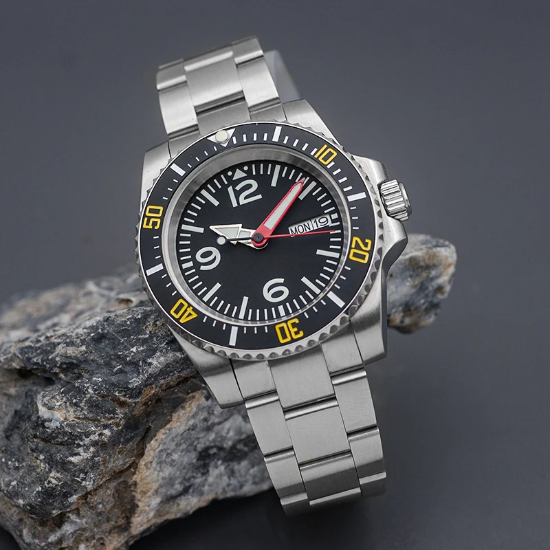 2023 Nieuwe Heren Horloge NH36 Automatische Mechanische Horloge Luxe Sport Roestvrij Staal Saffier Glas 100M Waterdicht Horloge