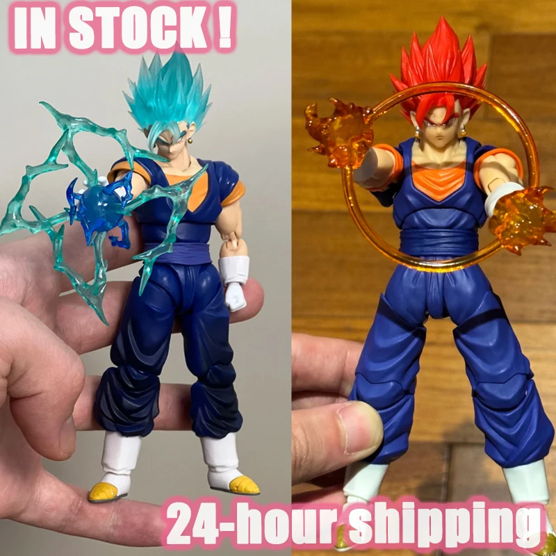 

In Stock OC Toys Dragon Ball SHF Super Saiyan SSJ Vegetto Son Goku Vegito 3.0 Figure Body Anime Action Figures Models Gifts