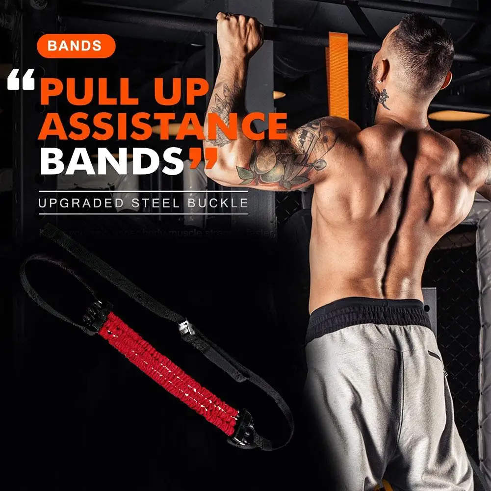 Pull Up Device Auxiliary Belt Trainer Horizontal Bar Assist Belt Household Fitness Elastic Belt Pull Up Elastic Rope Assistance