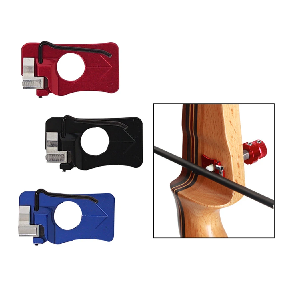 

Hot Sales Arrow Rest Steel Needle Magnetic Arrow Rack Recurve Bow 2.6*1.5*1cm Aluminum Alloy Metal Arrow Rest Supplies