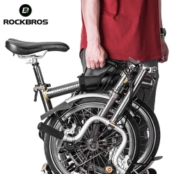 ROCKBROS Folding Bicycle Carrier Handle Hand Grip For Brompton Cycling Bike Frame Carry Shoulder Strap Bike Bicycle Accessories