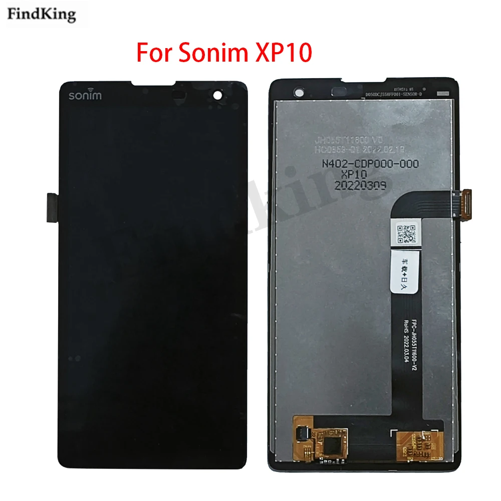 

100% Tested LCD Display For Sonim XP10 LCDs Touch Screen Digitizer LCD Display Touch Screen Assembly Replacement