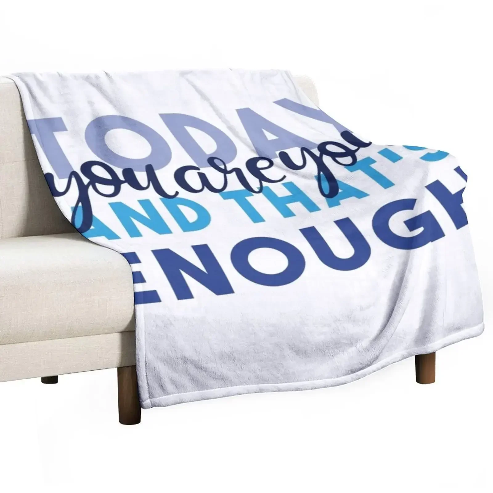 

Today You're You and That's Enough - Dear Evan Hansen Throw Blanket Furry warm winter Shaggy Blankets For Sofas Blankets