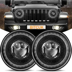 Dragon Eyes 7INCH LED Headlight Moto Car Led 7