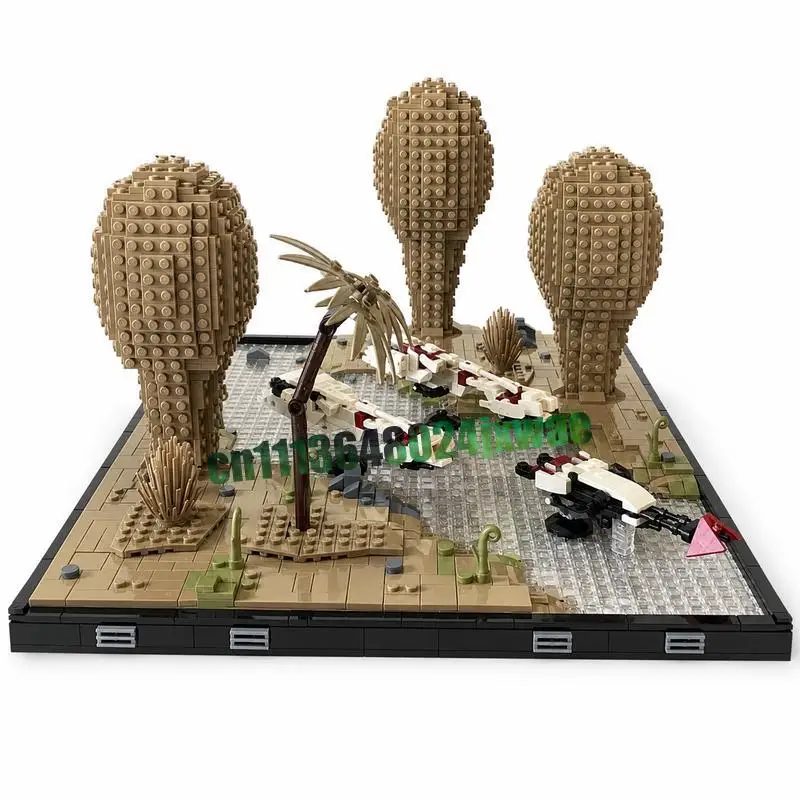 2341 Parts Moc Space Battle Diorama Model Custom Puzzle Architecture Diy Assembly Educational Creative Toy Display Popular Gift