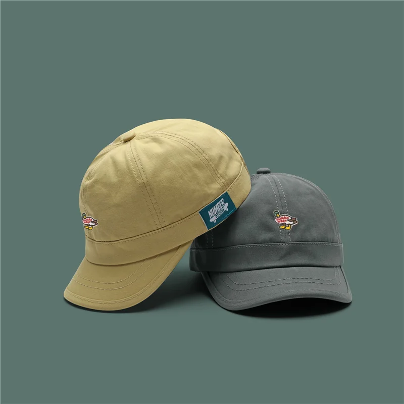 Human Made Duck Baseball Cap, Casual Korean Style Face Slimming Hat for Men Women
