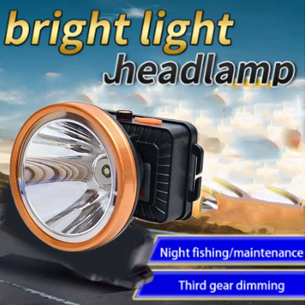 

Multifunction Ultra Bright LED Headlights High Power Wearable Fishing Head Lamp Waterproof Head-mounted Camping Light Outdoor