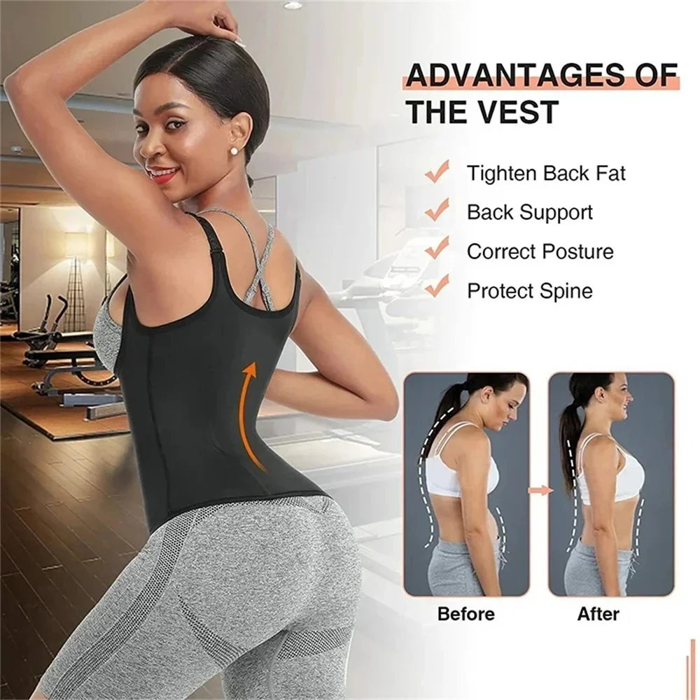 Women Shapewear Underbust Corset Body Shaper Latex Waist Trainer Steel Boned Corset Vest Waist Trainer Girdle Sport Workout