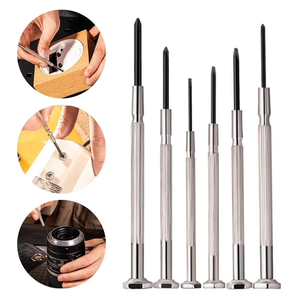 6pcs Mini Cross Household Screwdriver Set Home Maintenance of Mobile Phone Computers Finishing Watch Batch