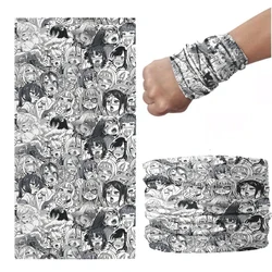 Fashion Cartoon Anime Bandana For Men Women Fun Outdoor Magic Face Head Cover Motorcycle Bike Protection Scarf Neck Gaiter