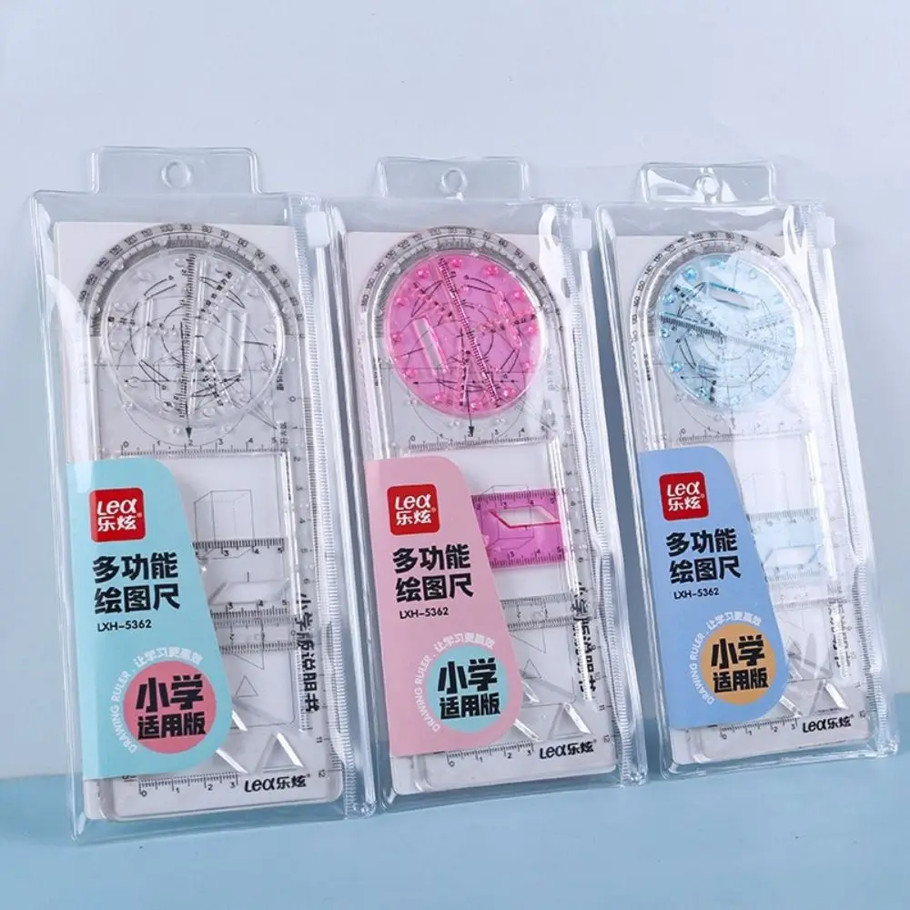 Geometry Construction Architect Student Stationary Math Class Measuring Scale Ruler Drafting Template Ruler Fast Drawing Ruler