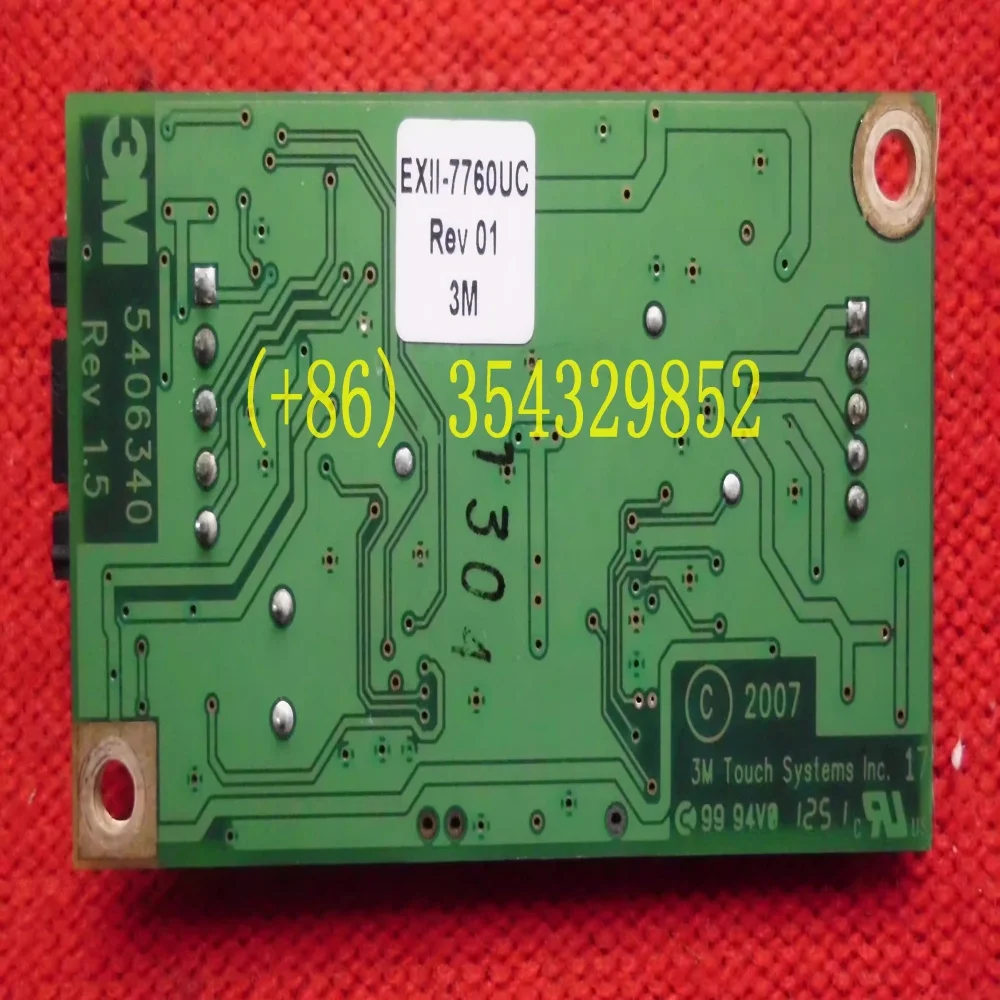 

3M Touch Systems Inc 3M 5406340 Rev 1.5 PCBA 94V0 EXII-7760UC REV 01 Touch pad Control Board