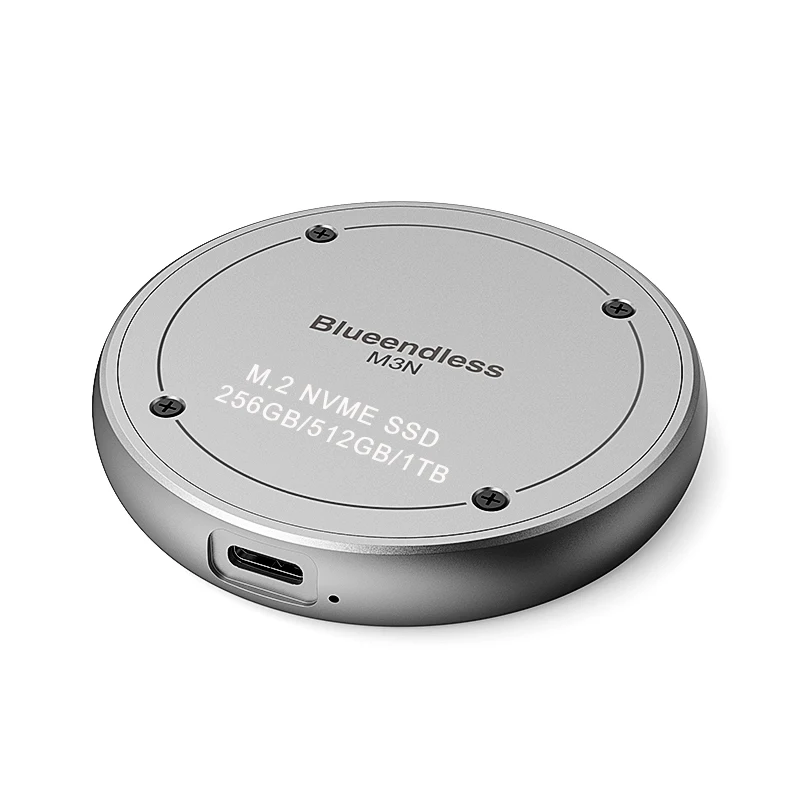 

Внешний круглый жесткий диск NVME SSD 256 ГБ, 512 ГБ, 1 ТБ, тип C, USB-C для iPhone 15 16 Pro Max, внешний магнитный жесткий диск
