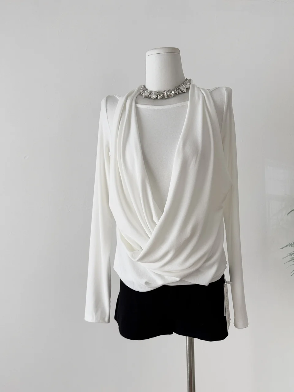 Long Sve Women's T-irt Loose Fit Ele Design Autumn Faion Pure Desire Sle Casual Commute Korean Sle Top