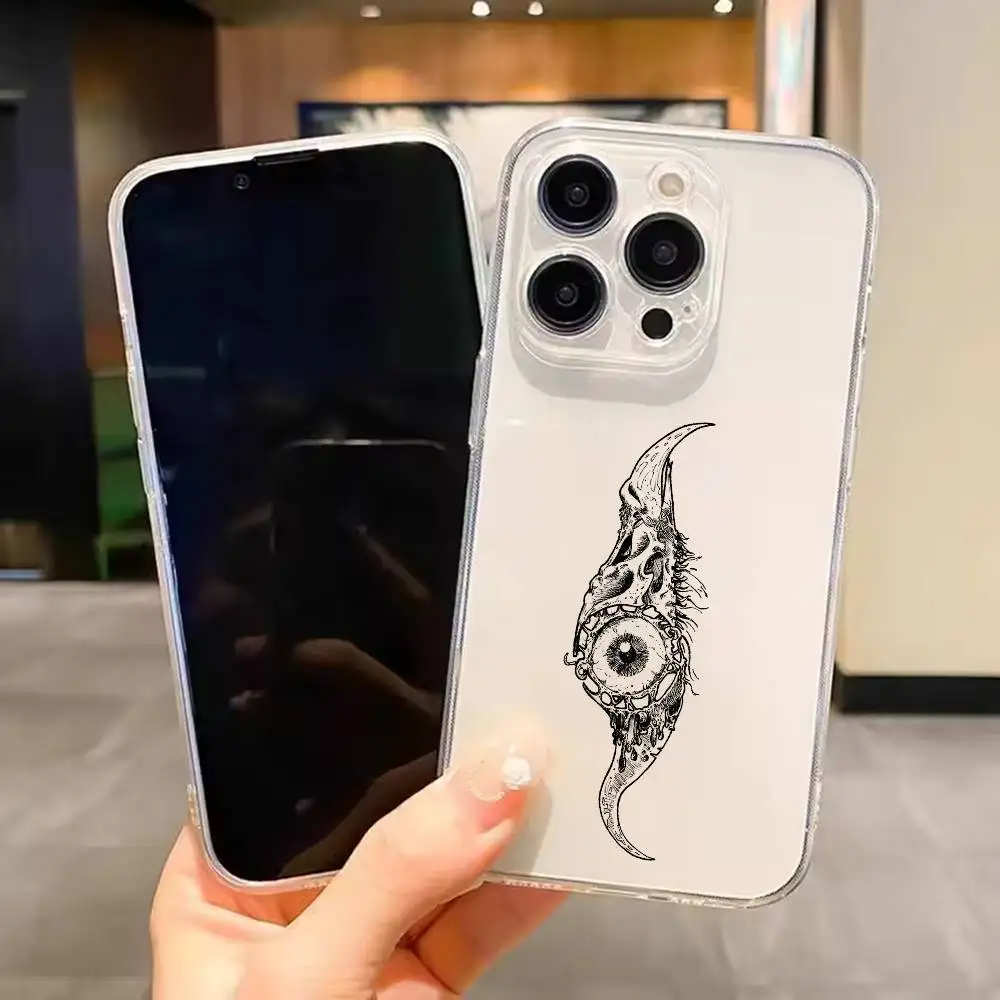 Tzeentch  Phone Case For iPhone 17 16 15 14 13 12 11 Mini Pro Max Plus Transparent Cover