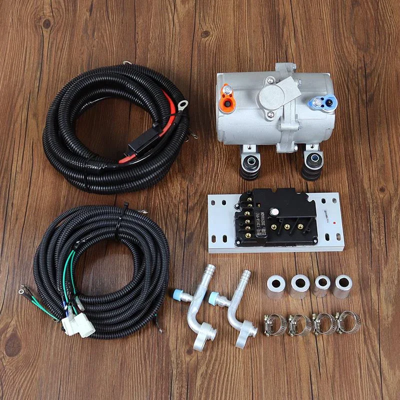 Car air conditioning refrigeration modified electric compressor 24V parallel DC inverter air conditioner pump 12V