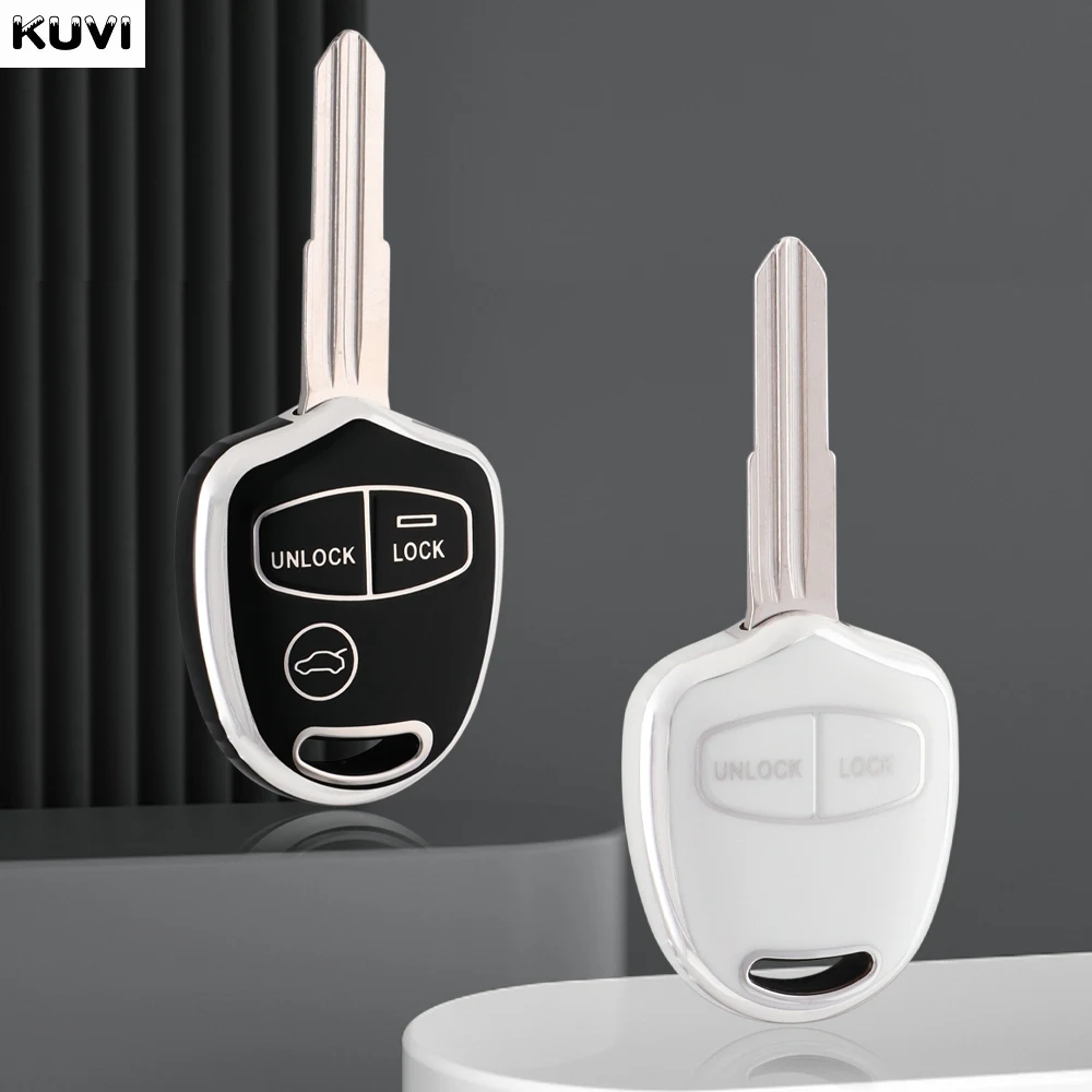 

2 3 Buttons TPU Car Key Case Cover Shell Fob For Mitsubishi Lancer EX Evolution Grandis Outlander Triton Pajero ASX Accessories