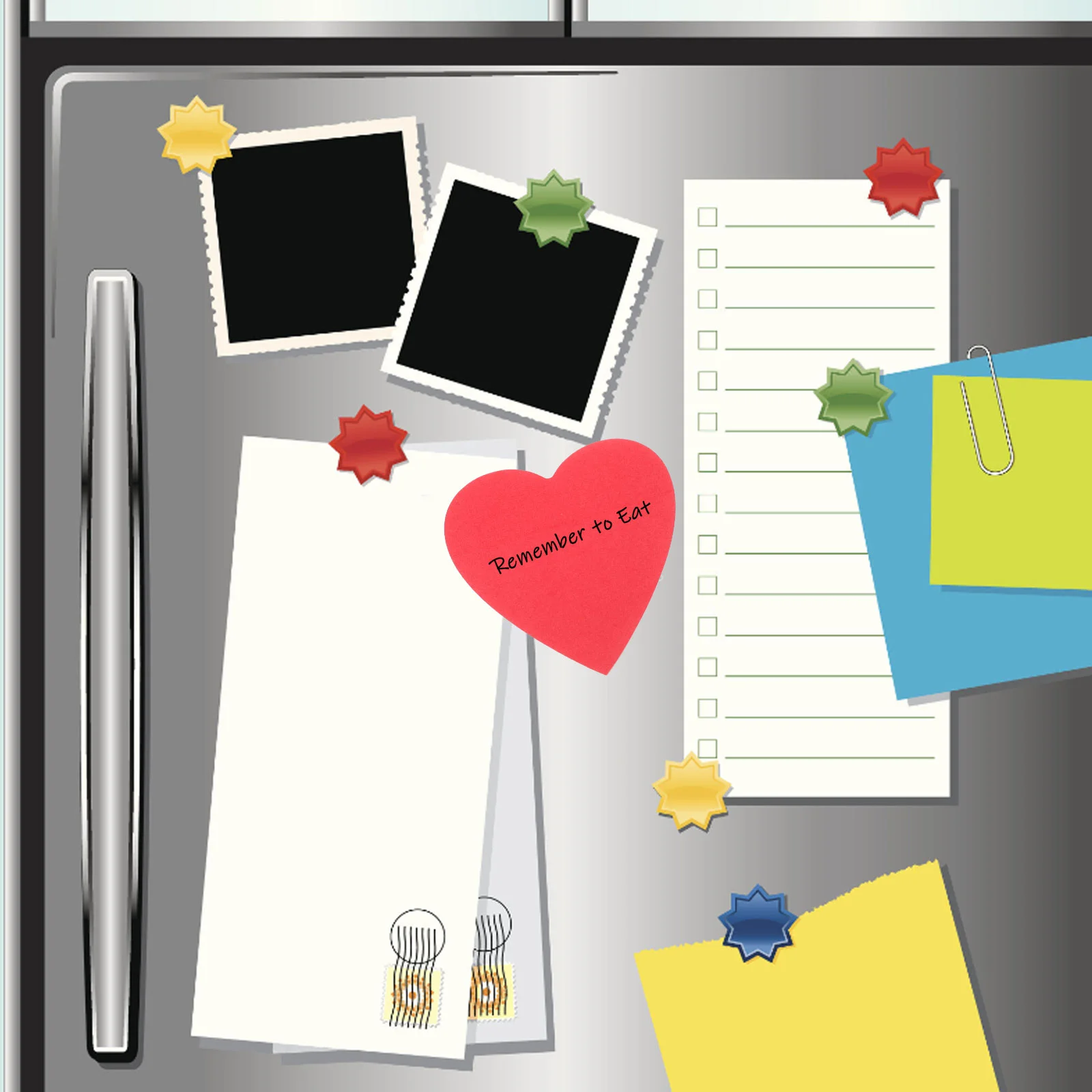 5 Bücher Red Love Note Multifunktions-Aufkleber liefern selbstklebende Memo Auto Notebook Papierblöcke Mutter Wohnaccessoires