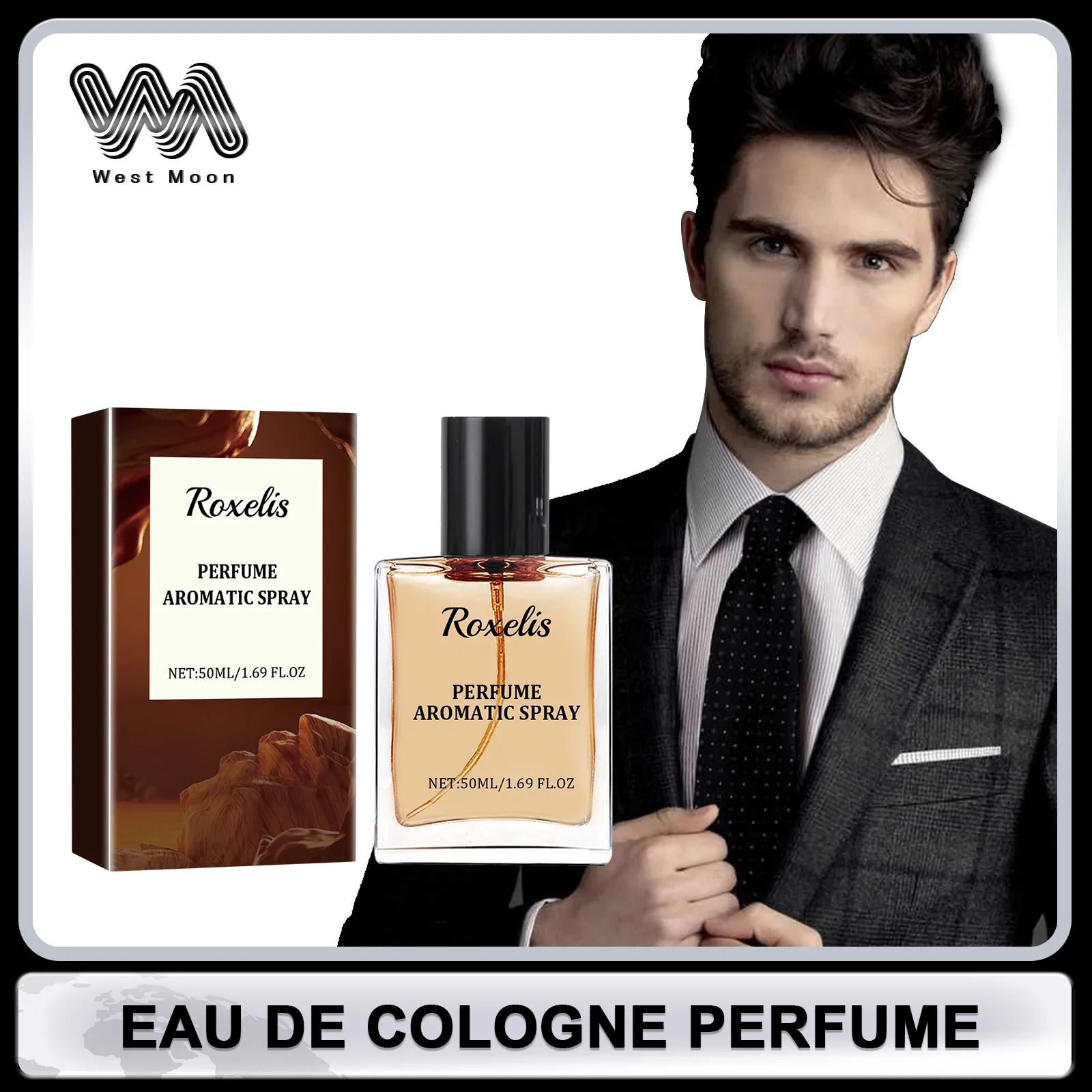 Men Sandalwood Perfume Spray Long Lasting Light Wood Scent Fragrance Remove Odor Sweaty Dating Atmosphere Cologne Body Perfume