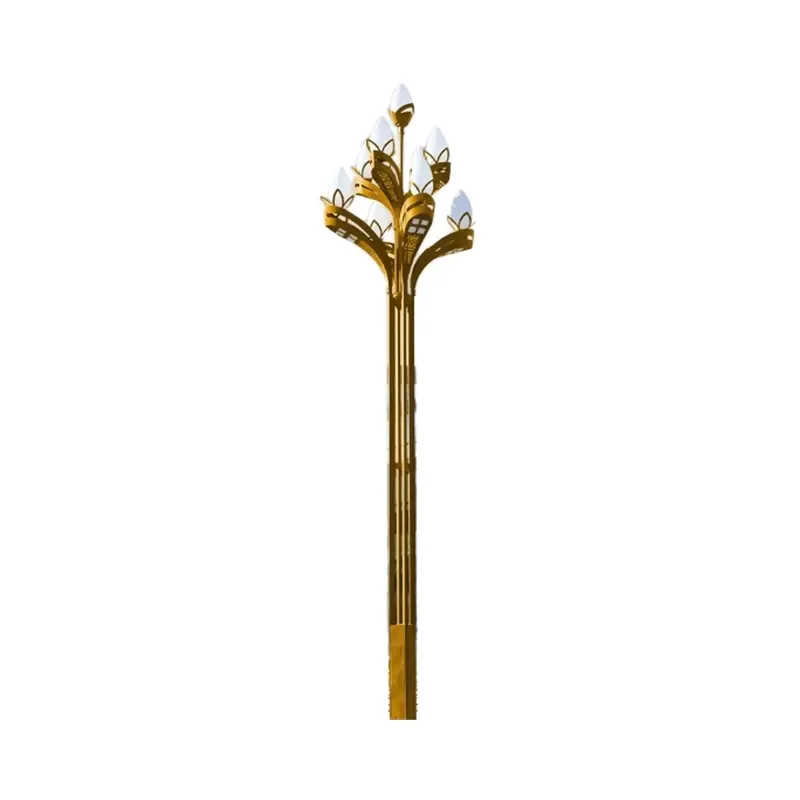 High Quality Magnolia Flower Street Decor LED Lights Waterproof Aluminum Alloy Lamp Body IP65 Landscape Engineering Lighting