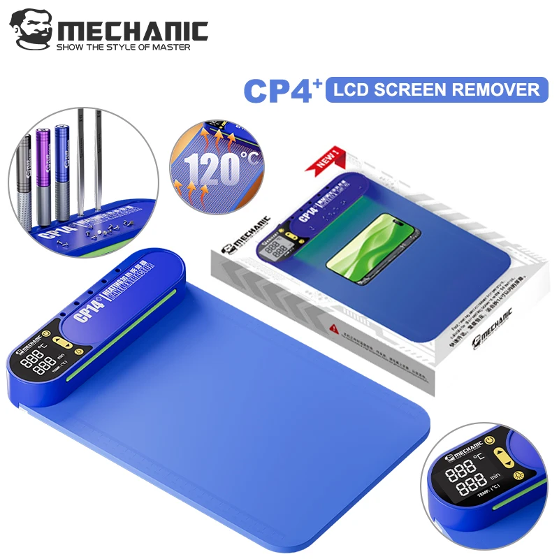 

【 МЕХАНИК】CP14 Plus Разделитель ЖК-экрана 14-дюймовый рабочий объем 150 Вт Smart-Temp Отопление 5-уровневая светодиодная яркость Хранение инструментов