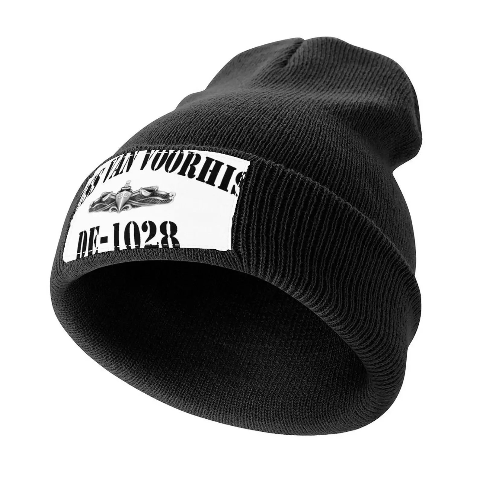 

USS VAN VOORHIS (DE-1028) SHIP'S STORE Knitted Cap Horse Hat New Hat Brand Man cap |-F-| Mens Women's