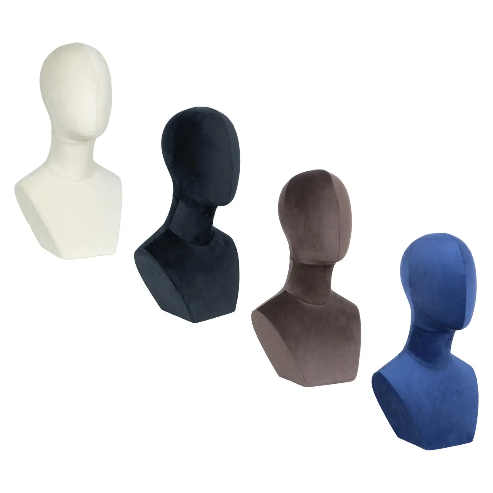 

Jewelry Mannequin Bust Wig Making Businesses Headphone Wig Display Stand