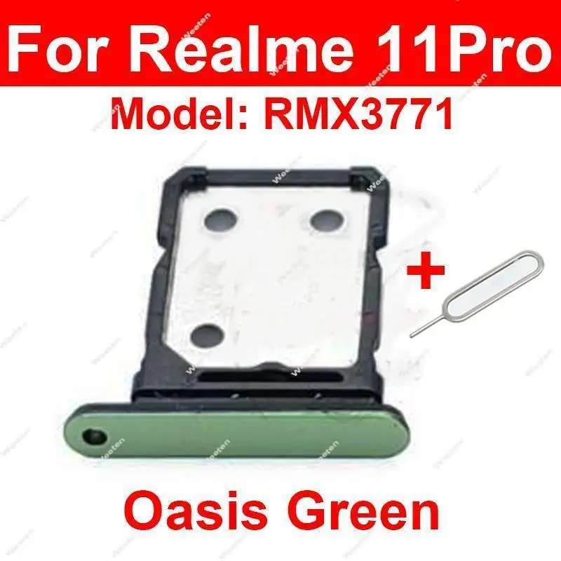 SIM Card Tray For Realme 11 11 Pro 11Pro Plus 5G Sim Card Tray Socket   Card Reader Holder Slot Replacement Parts