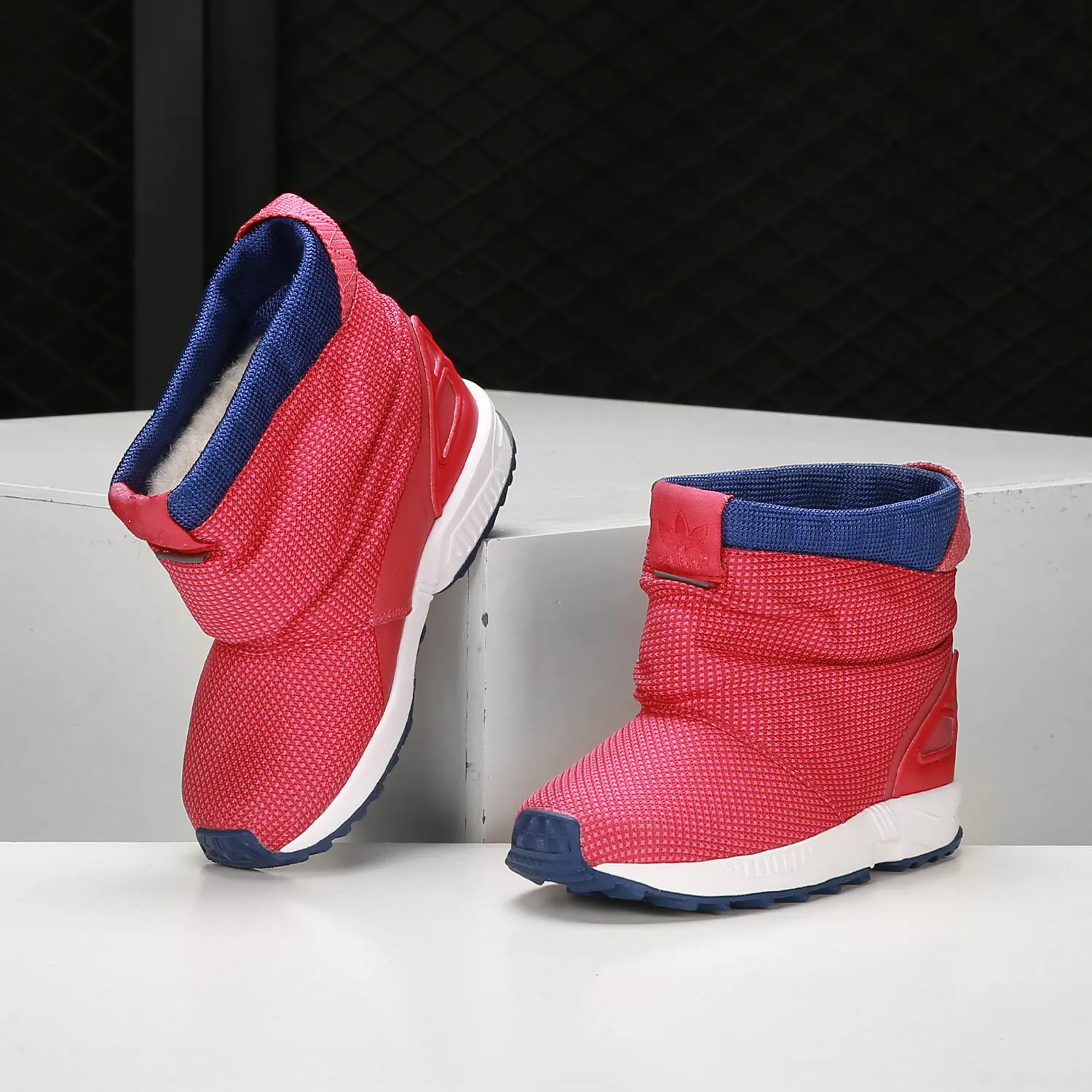 

Adidas, оригинальные сезонные новые детские теплые и повседневные спортивные хлопковые туфли, зимние ботинки S76272