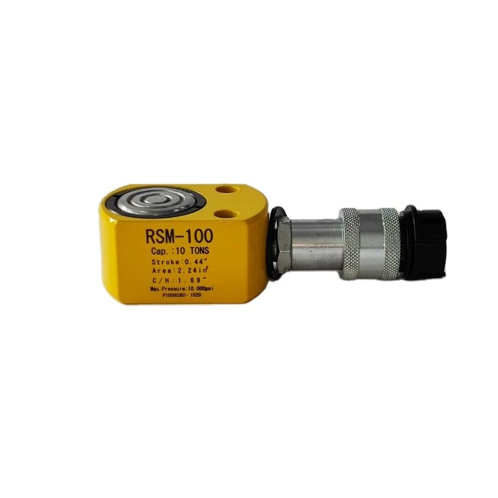 Hot selling various models RSM-100 stroke 12mm 10T RSM-Series Single-acting Ultra Thin Hydraulic Cylinders enerpac same