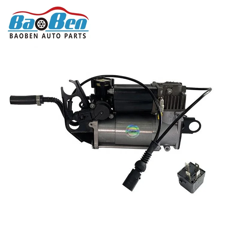 Baoben for Volkswagen Touareg Cayenne Air Suspension Pump 7L0698007A, 7L069807B, 7L0697007D Air Suspension Compressor with Relay