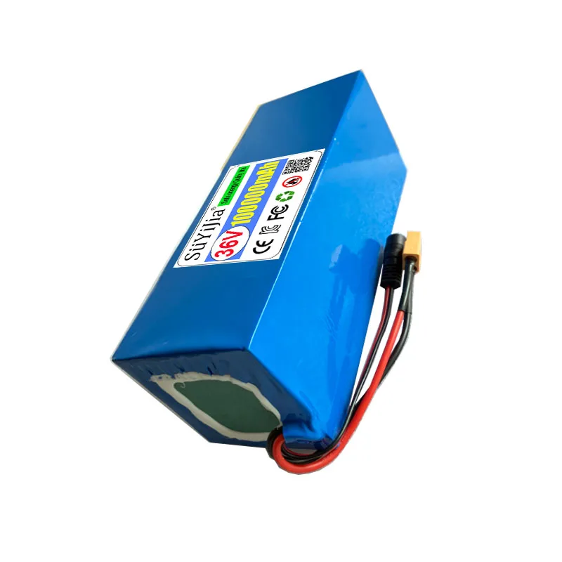 36V 100Ah 18650 بطارية حزمة 10S3P 100000mAh المدمج في 15A BMS، 250W-500W بطارية 42V 2A شاحن