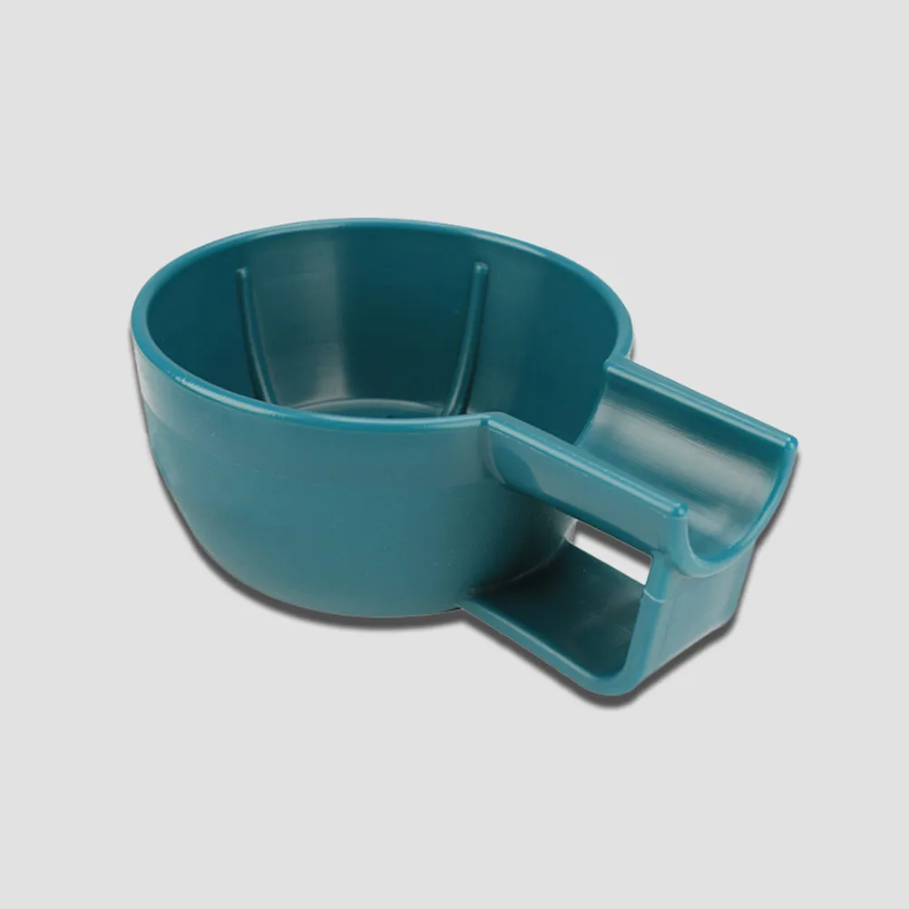 Tazón de Afeitar para Hombre, Diseño Profundo, Abertura Grande, Antideslizante, de Plástico, para Espuma Abundante, Estilo Barbería, para el Hogar o Dormitorio