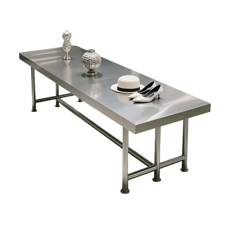 Stainless steel assembly table, rectangular display table, multi-layer product display table, storage table