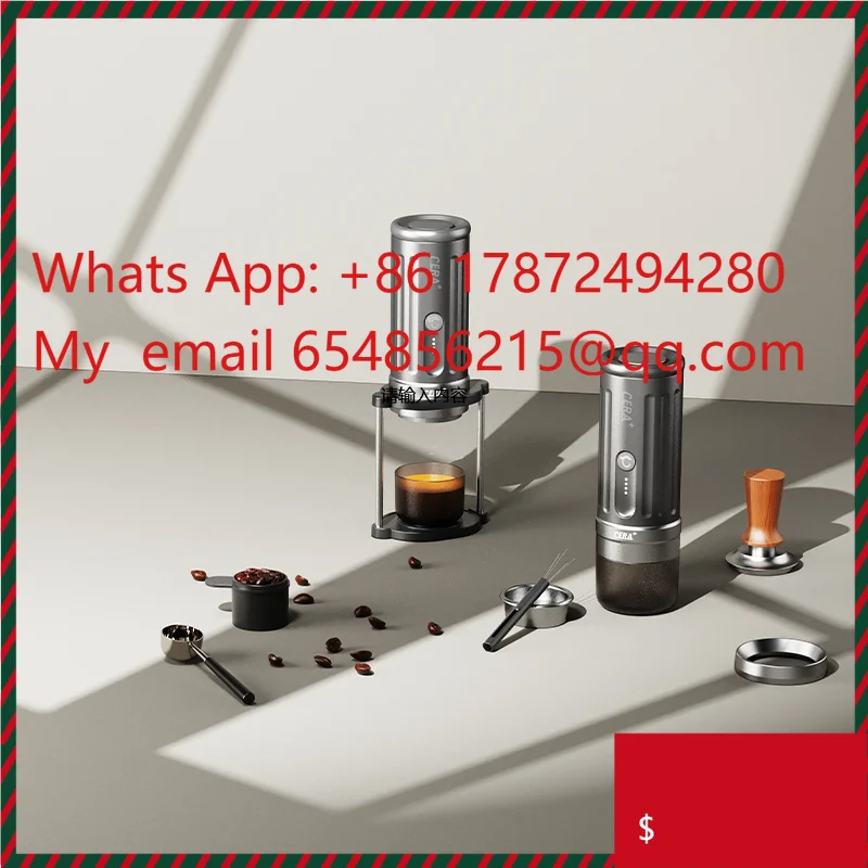 2025 Mini Coffee Machine Travel Portable Coffee Machine Brewing 9-20 Bar USB Function Coffee Machine