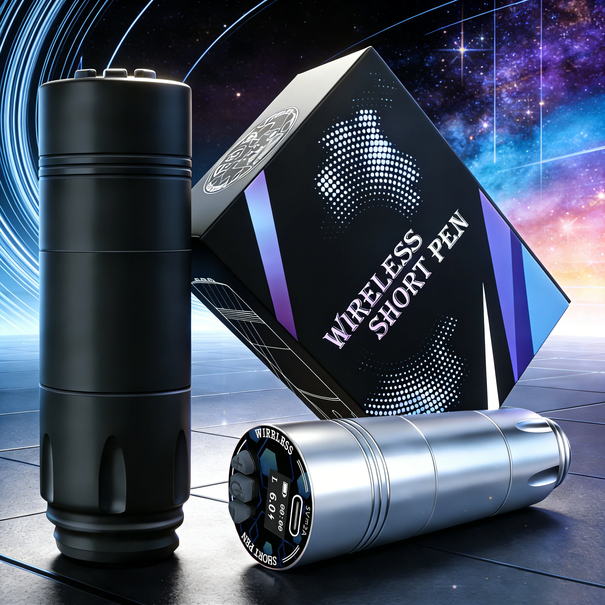 

BIGWASP A2 PRO Wireless Tattoo Machine Pen 3.5mm Stroke 1250mAh Battery LED Digital Display Body Art for Beginner Tattoo Supply