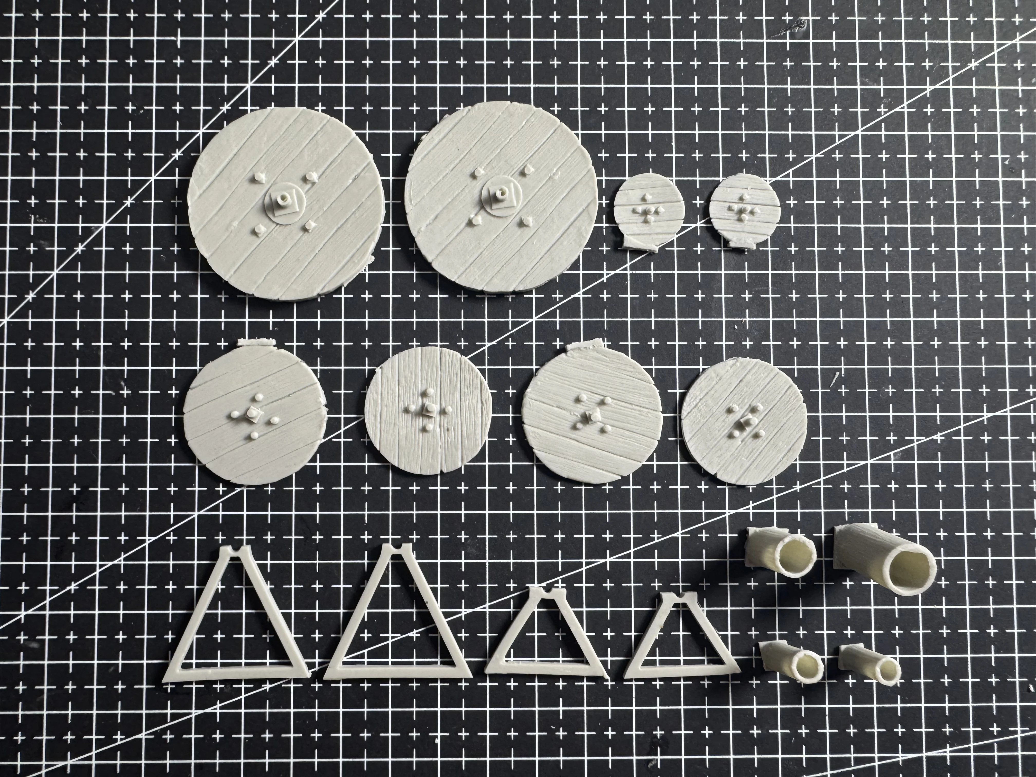 1:35 Cable Reel Set Resin Diorama Scenery Accessories Unpainted Steel Cable Communication Gear Mode